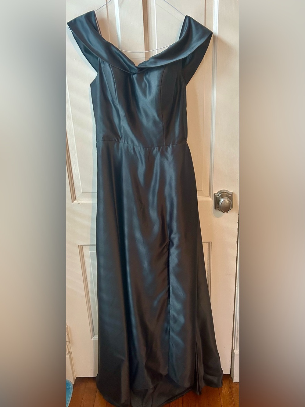 Morilee Madeline Gardner 21663 Black Sz 6 Gown Floor Length Bridesmaid